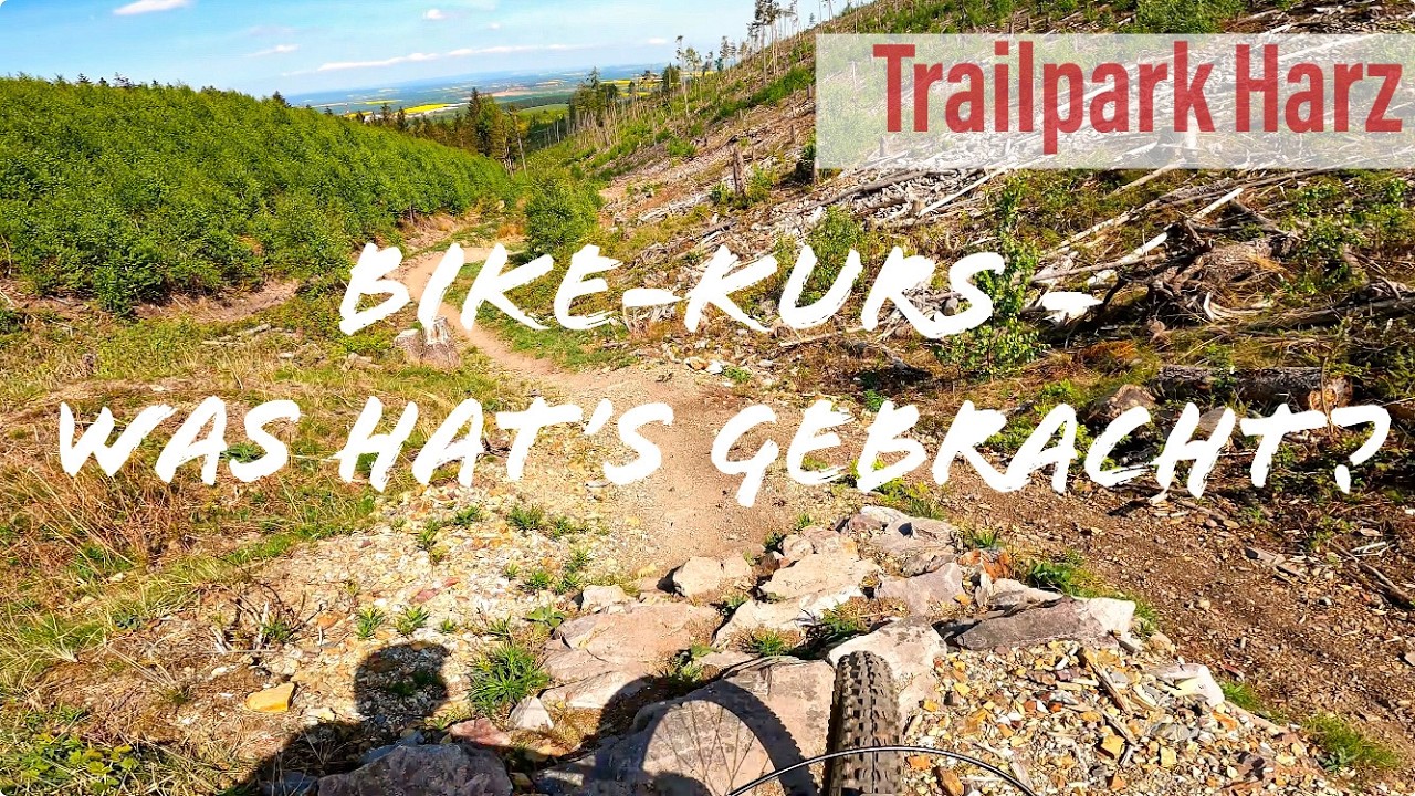 Bessere MTB-FAHRTECHNIK?! WASSERTAL-Trail nach dem Kurs | Trailpark Harz mit SashMTB