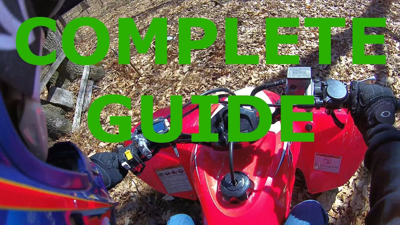 400x (400ex) Exhaust and Airbox Mods Complete Installation Tutorial