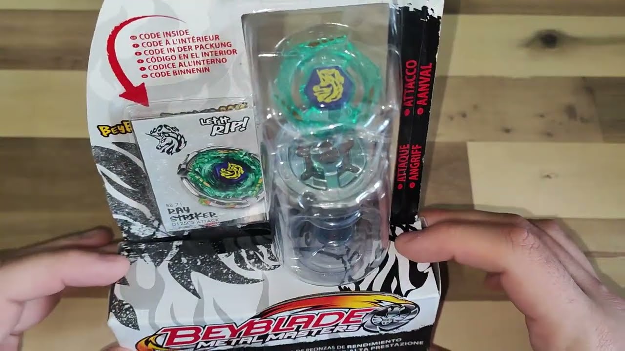 BEYBLADE METAL MASTERS: Déballage de la BB-71 RAY STRIKER