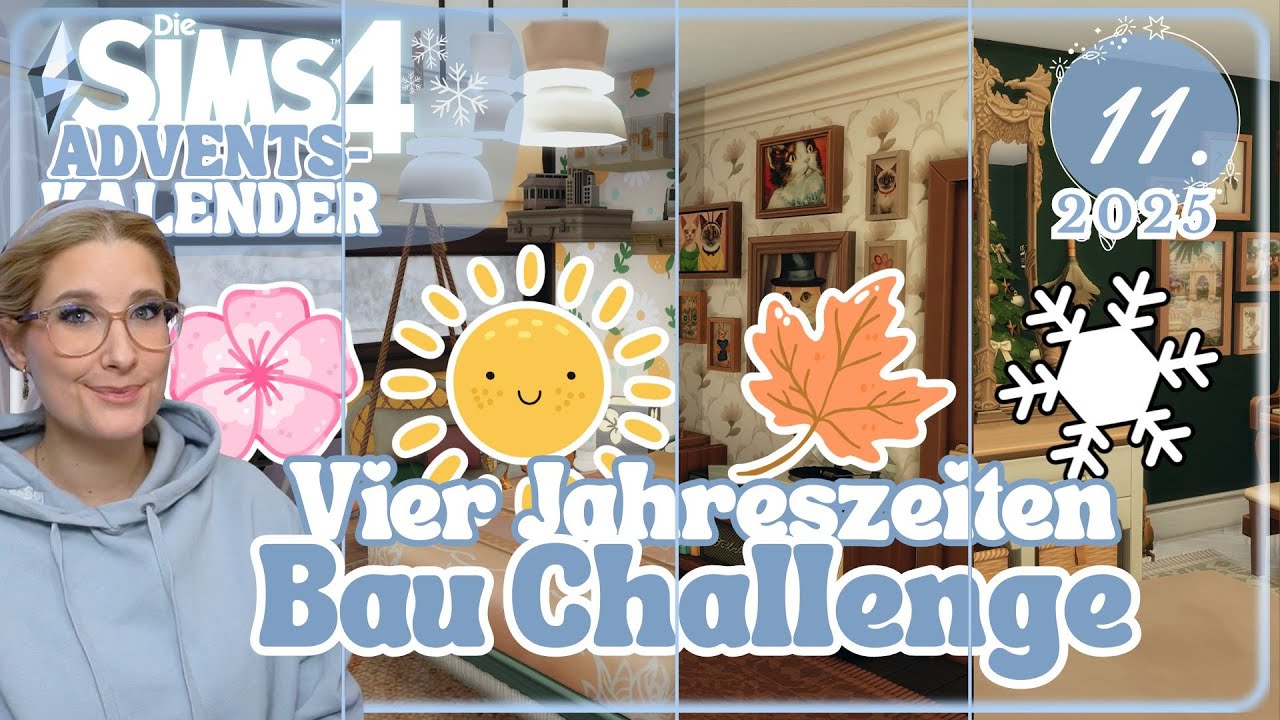 11.❄️Vier Jahreszeiten - Vier WG Zimmer!❄️Sims Adventskalender❄️Stream 11.12.2025 | Insanedra