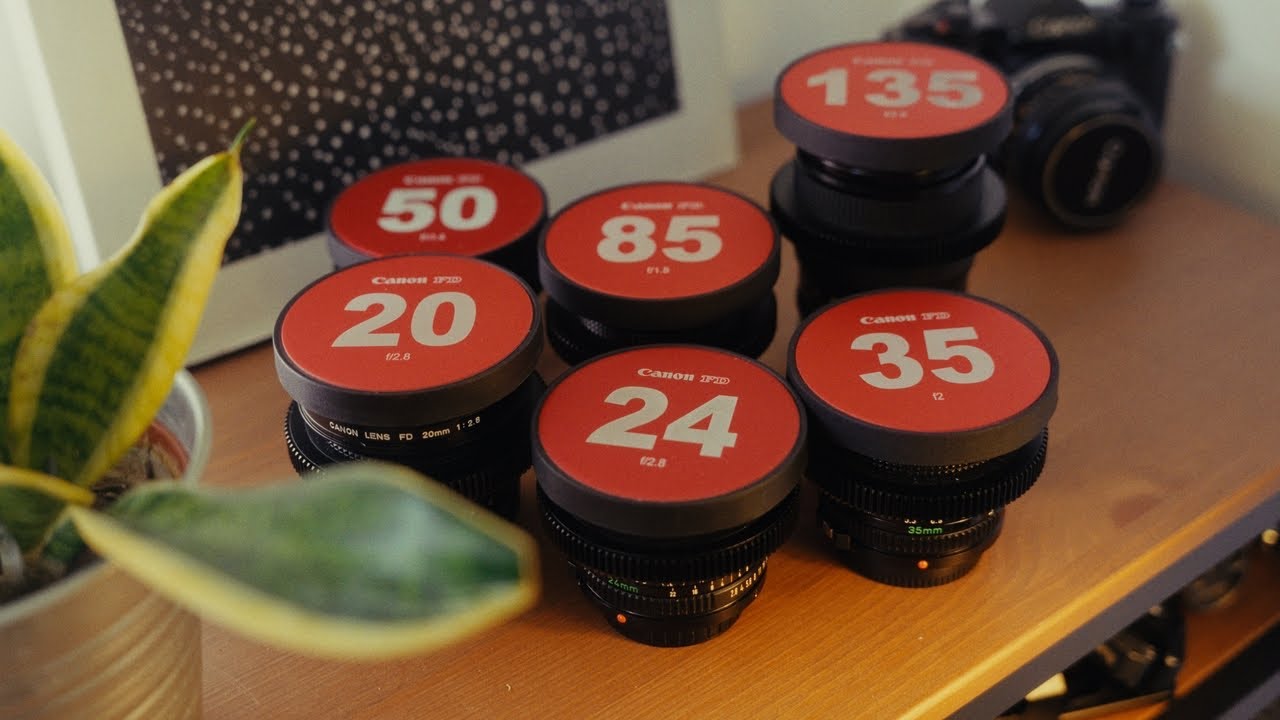 Lentes con alma: mi set de Canon FD‘s