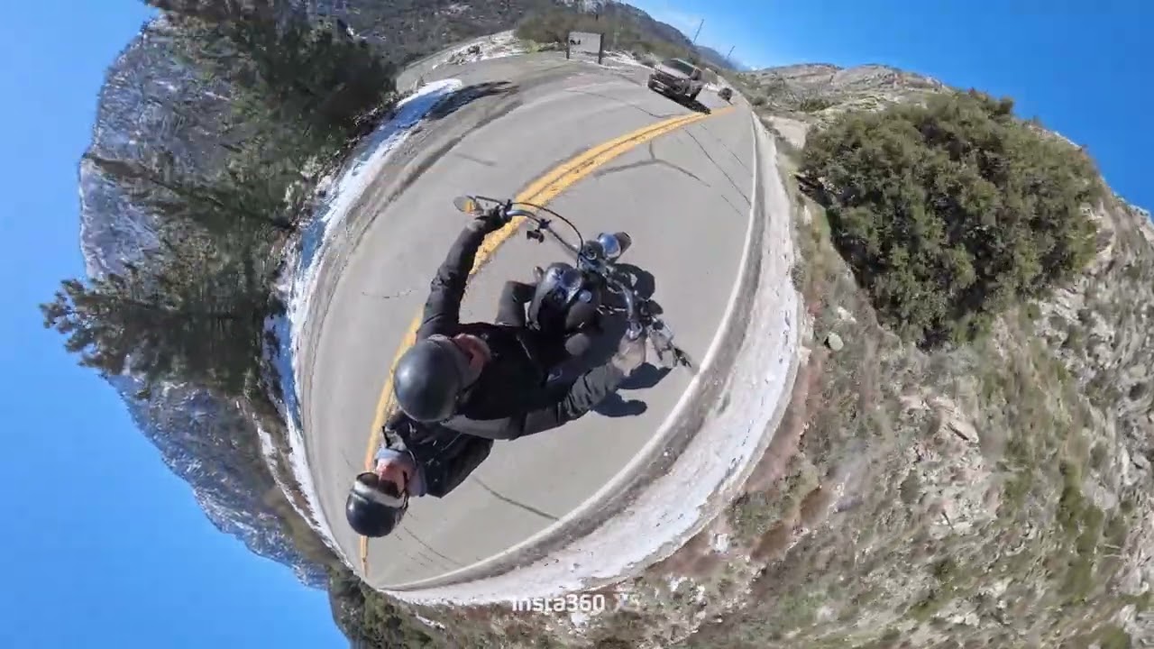 Father and daughter ride