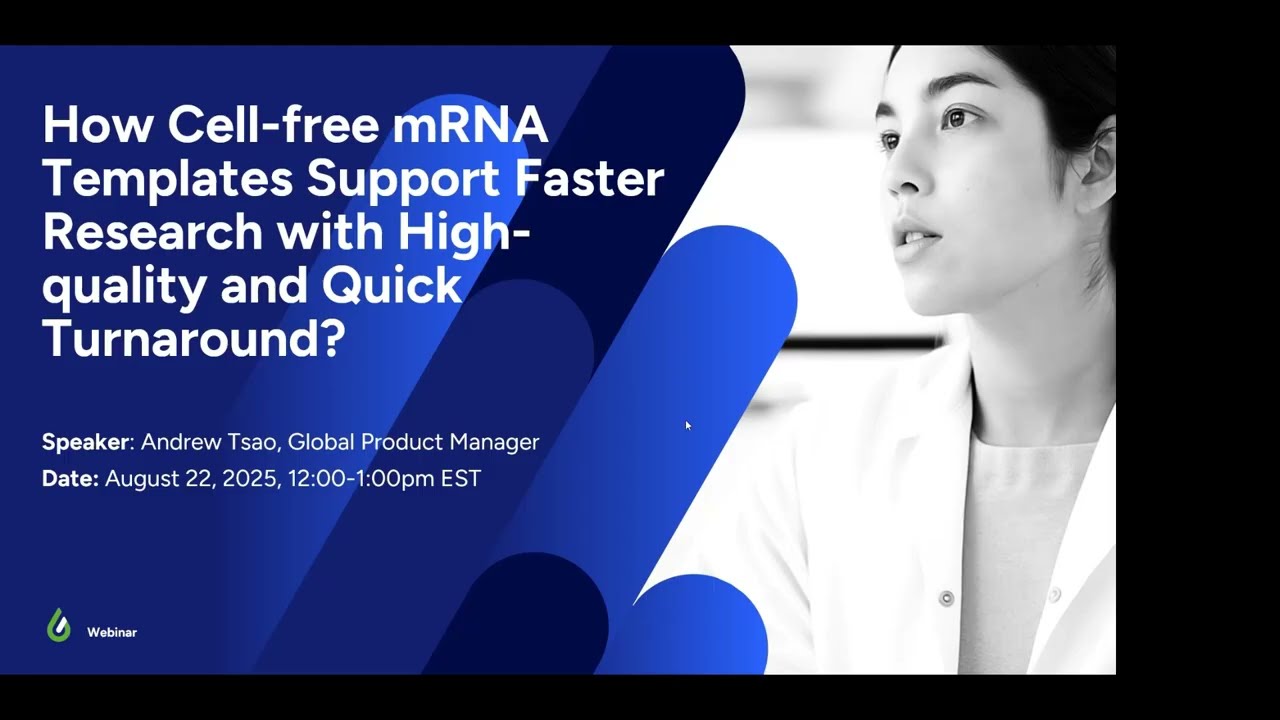 How Cell Free mRNA Templates Support Faster Research with High Quality and Quick Turnaround