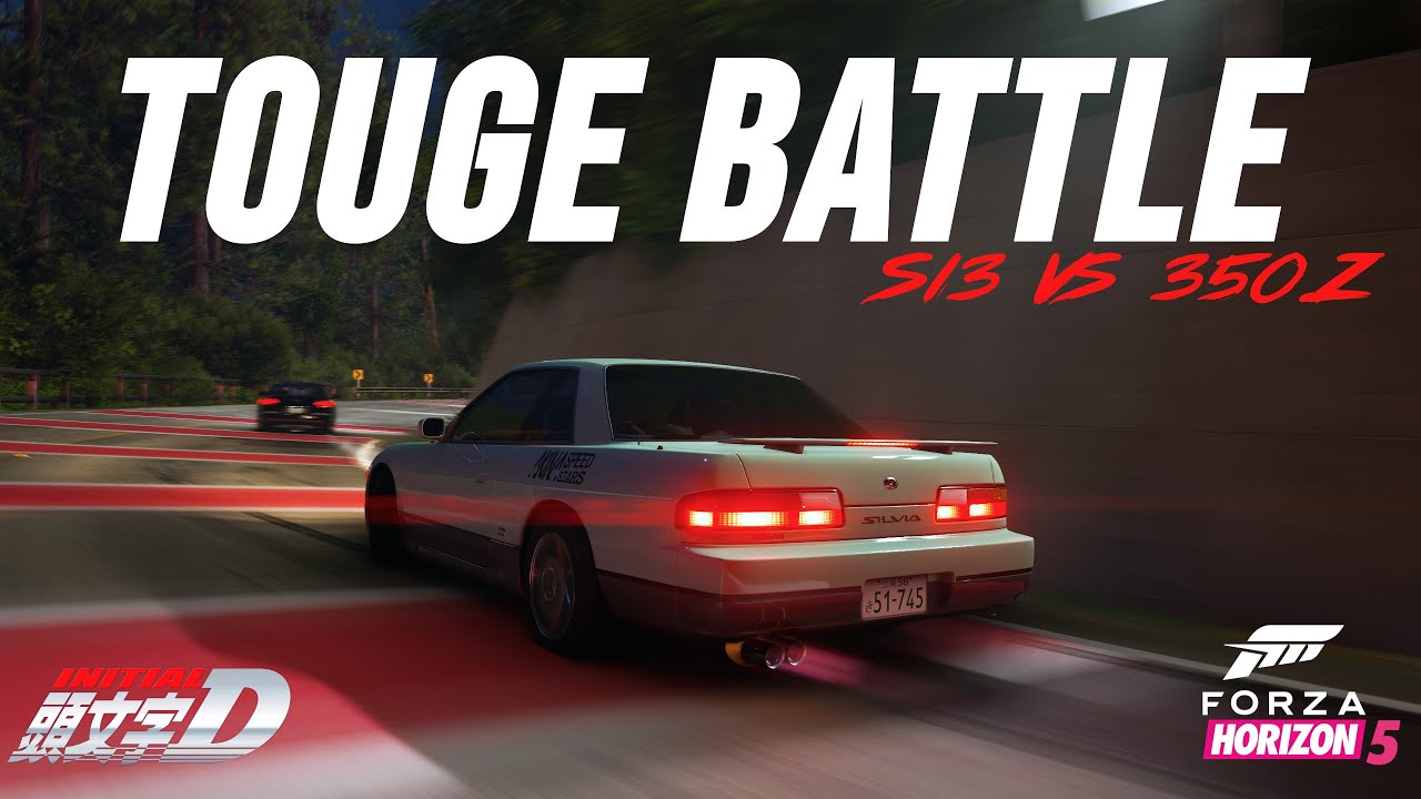 Forza Horizon 5 - Touge Battle S13 vs 350Z