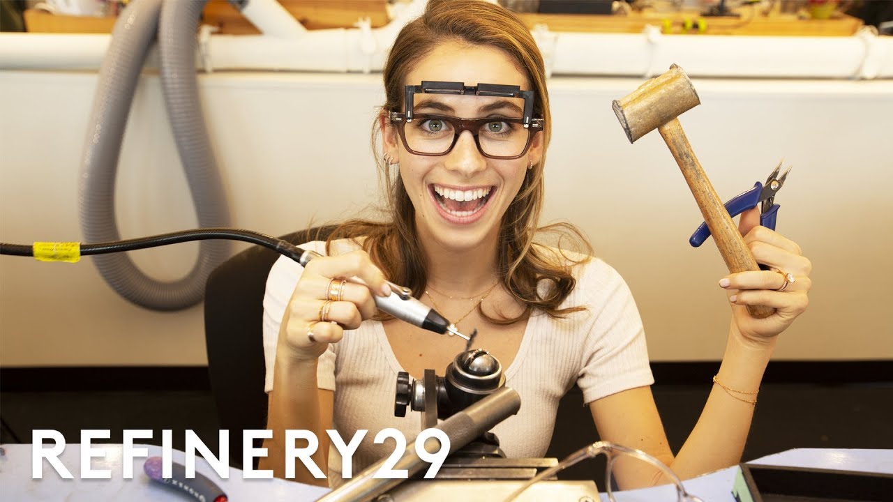I Worked As An Engagement Ring Maker For A Day | Lucie For Hire | Refinery29