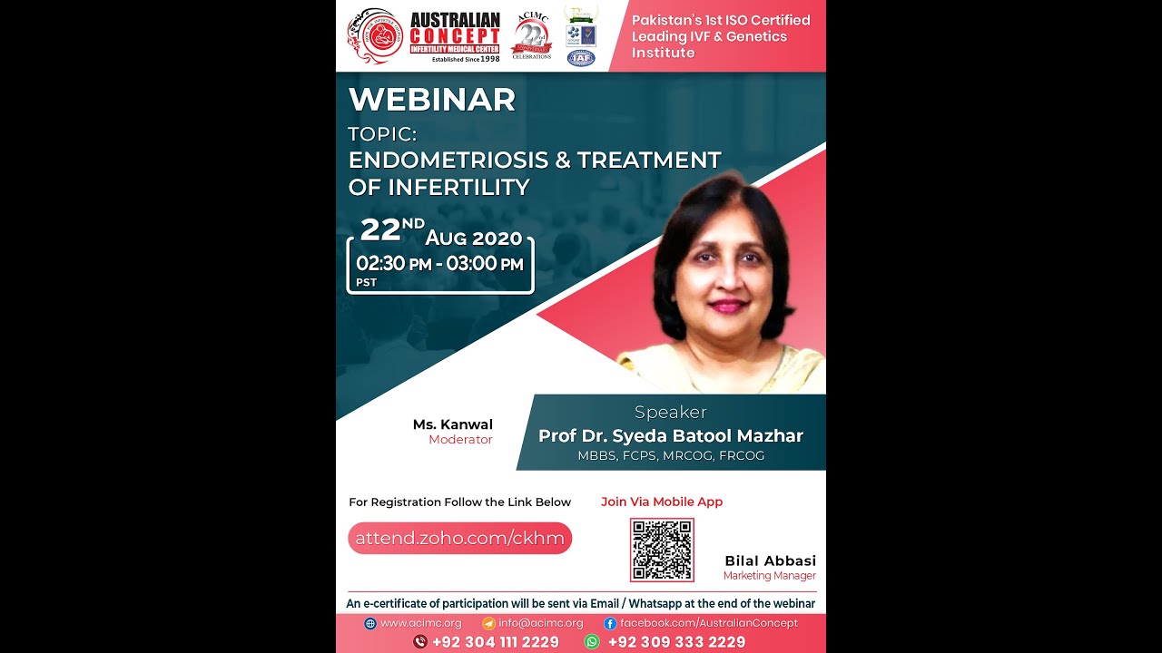 ACIMC Webinar | Endometriosis & Treatment of Infertility