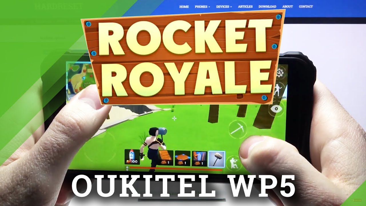 Oukitel WP5 - Rocket Royale Game Efficient Check up!