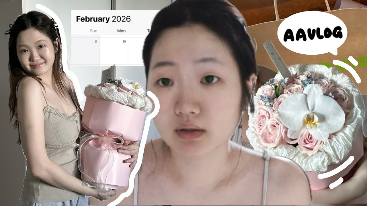 ep3/4 过年vlog🧨：过年前惬意的情人节💌之最后的冲刺! ｜异地夫妻过情人节｜找寻最好吃辣子鸡！（冲刺项目：做了巧克力年饼，JPO买鞋子，染头发，打扫） ｜AAvlog 72