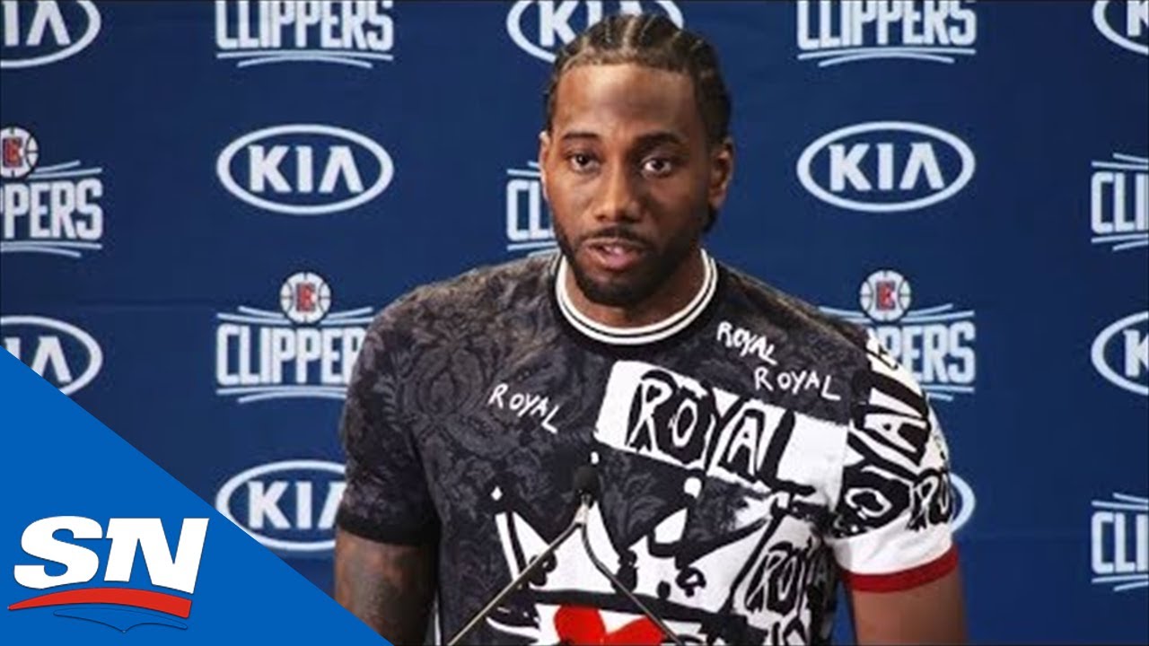 Kawhi Leonard Thanks City Of Toronto As He's Introduced As Member Of Clippers