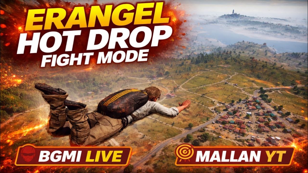 BGMI Live Malayalam 🔥 Erangel Aggressive Hot Drop | #shortslive