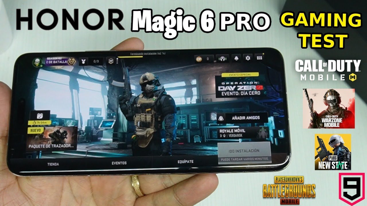 HONOR Magic 6 PRO: Gaming Test: Warzone, COD Mobile, PUBG, New State (Snapdragon 8 Gen3)