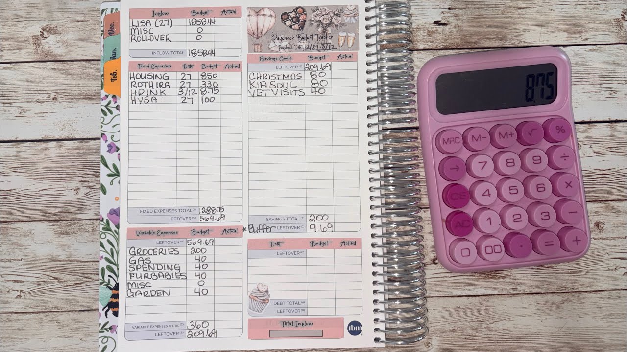 February Paycheck #2 Payday Routine