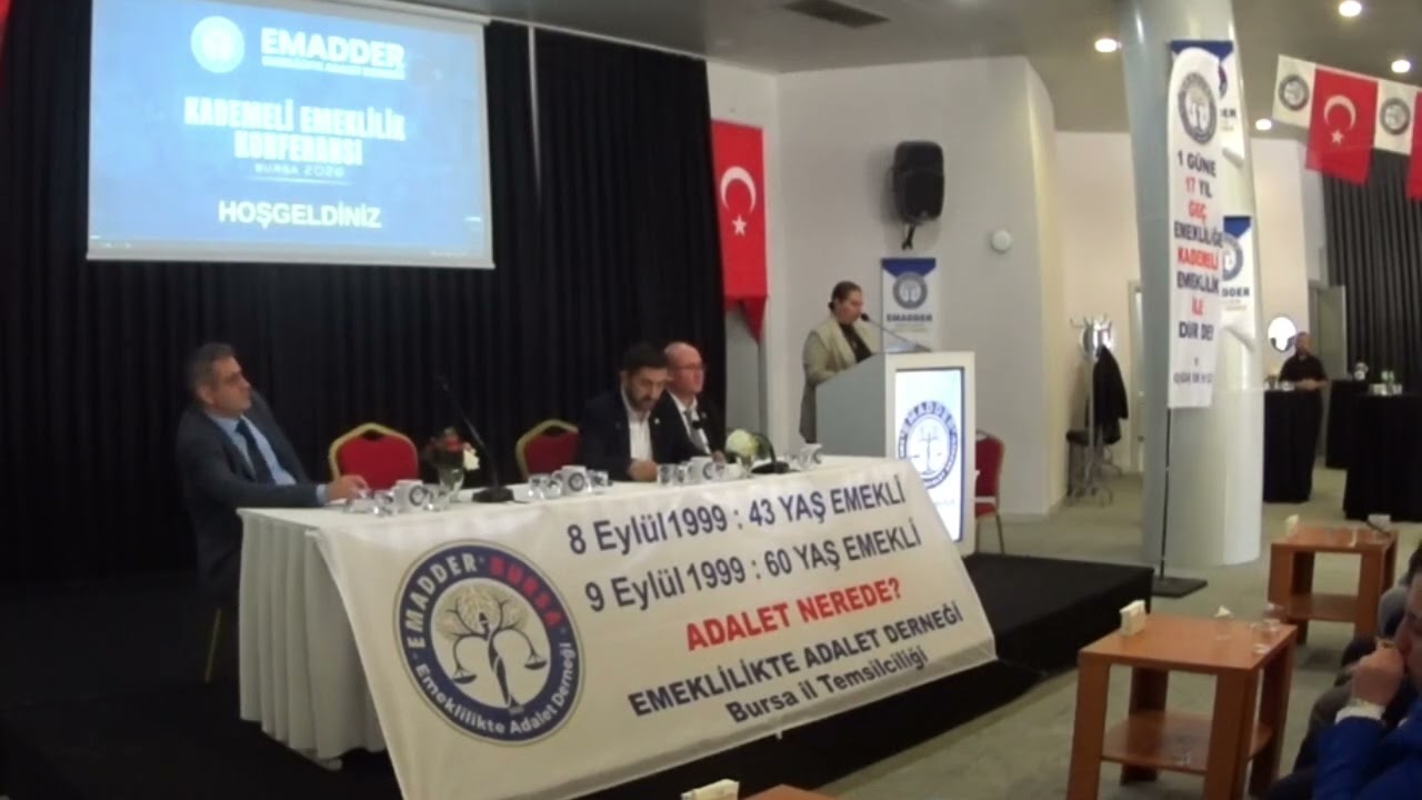 BURSA KONFERANS - EMADDER BAŞKANI SN. MİHRİBAN UĞURLU'NUN KONUŞMASI