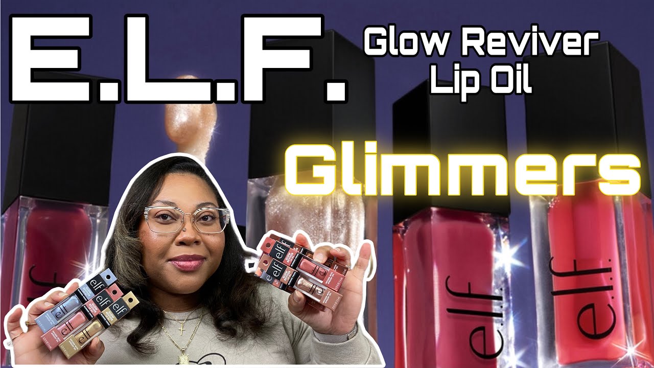 NEW !!! ✨ELF REVIVER LIP OIL GLIMMERS✨ | First Impressions | Review 