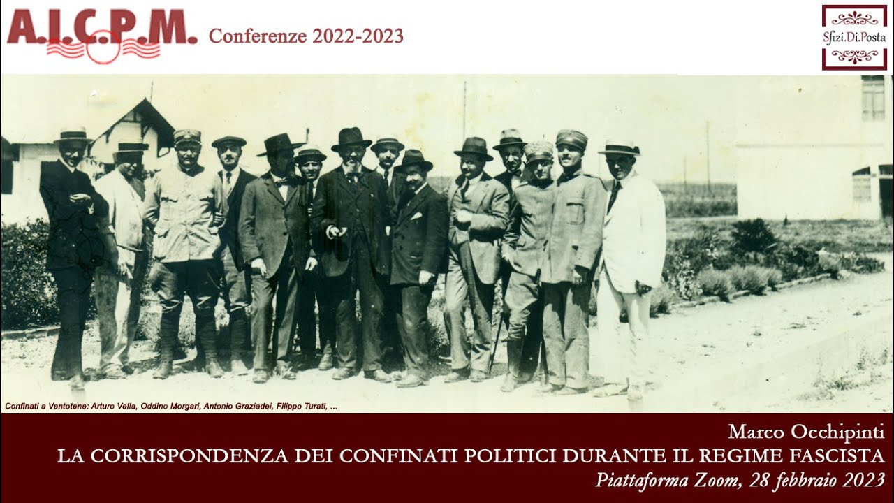 CONFERENZA AICPM DI STORIA POSTALE DEL 28 febbraio 2023 - RELATORE MARCO OCCHIPINTI