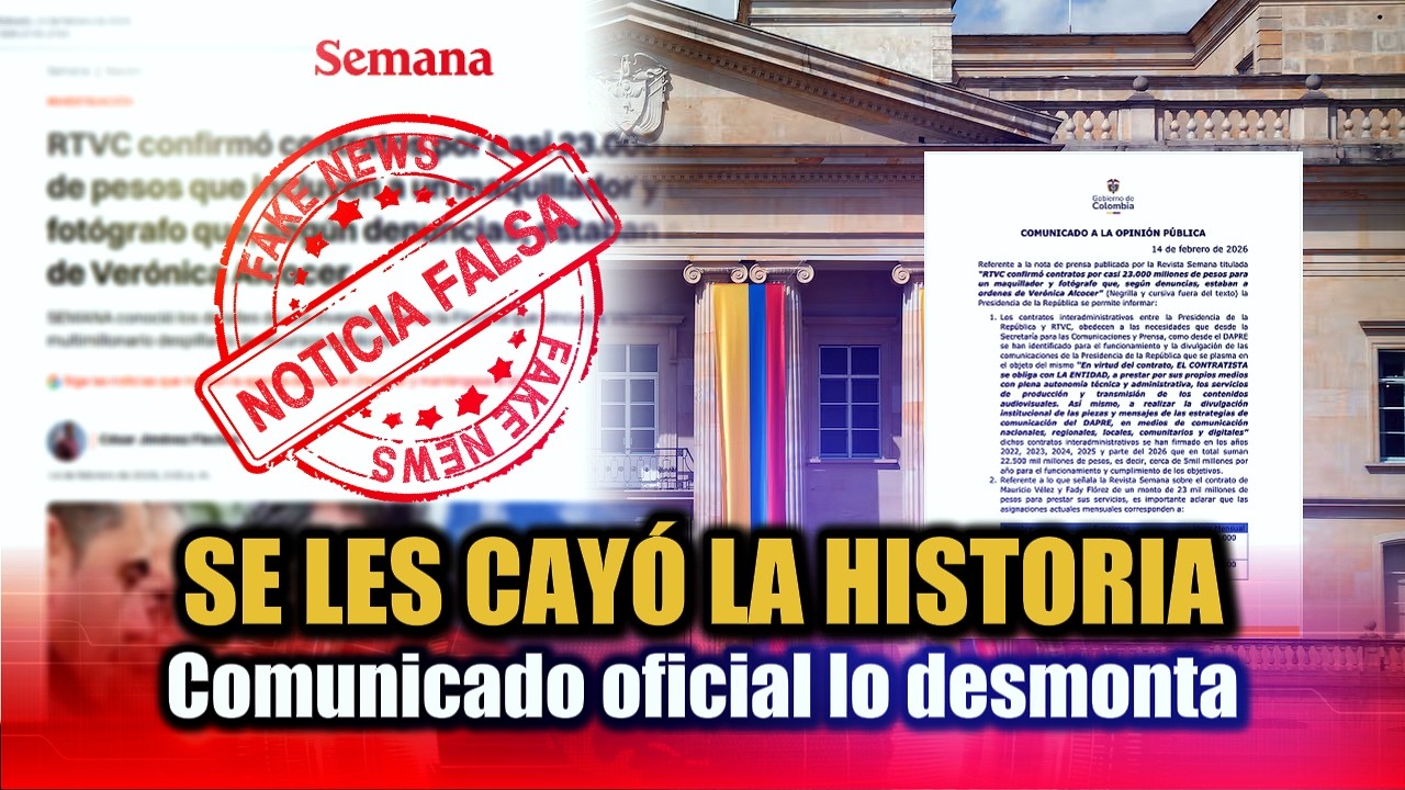 🛑 Se cayó la denuncia: Presidencia desmiente a Semana por contratos inflados👇