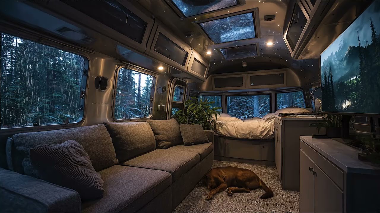Heavy Rain on the Car 🌧️ Relaxing Night Ambience for Sleep