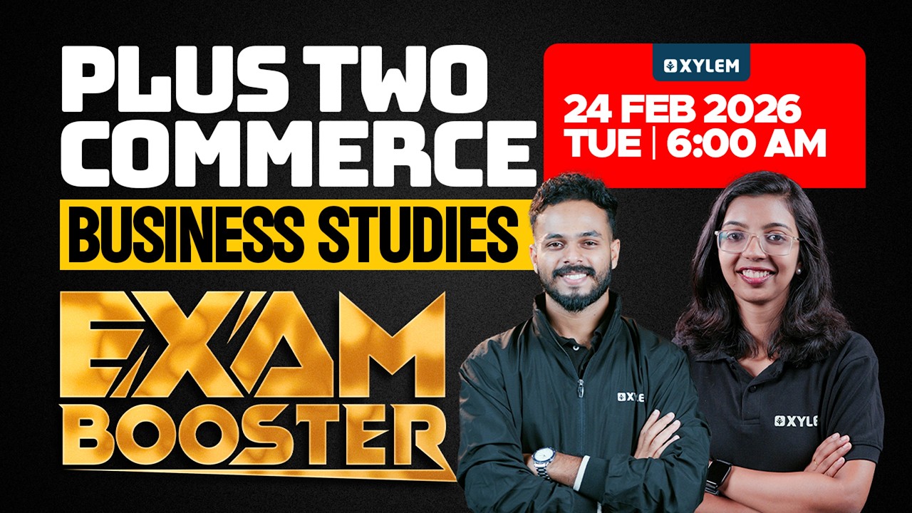 Plus Two Commerce Model Exam - Business Studies | EXAM BOOSTER | Xylem Plus Two Commerce