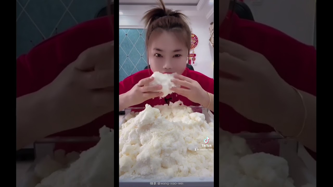 #iceasmr #kuaishou #powderyice #iceeaters #icelovers #iceaddict #softiceeating