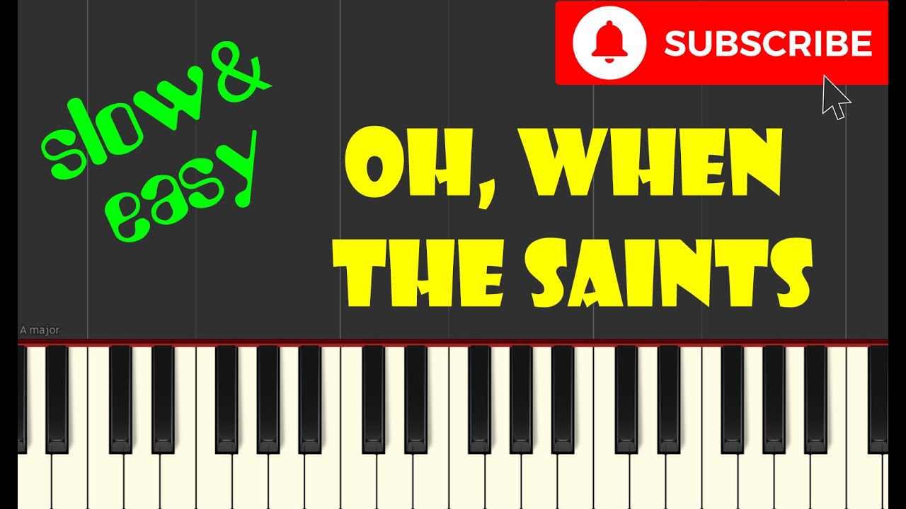 🎹 Oh, When the Saints (tutorial pian - nivel &icirc;ncepător)