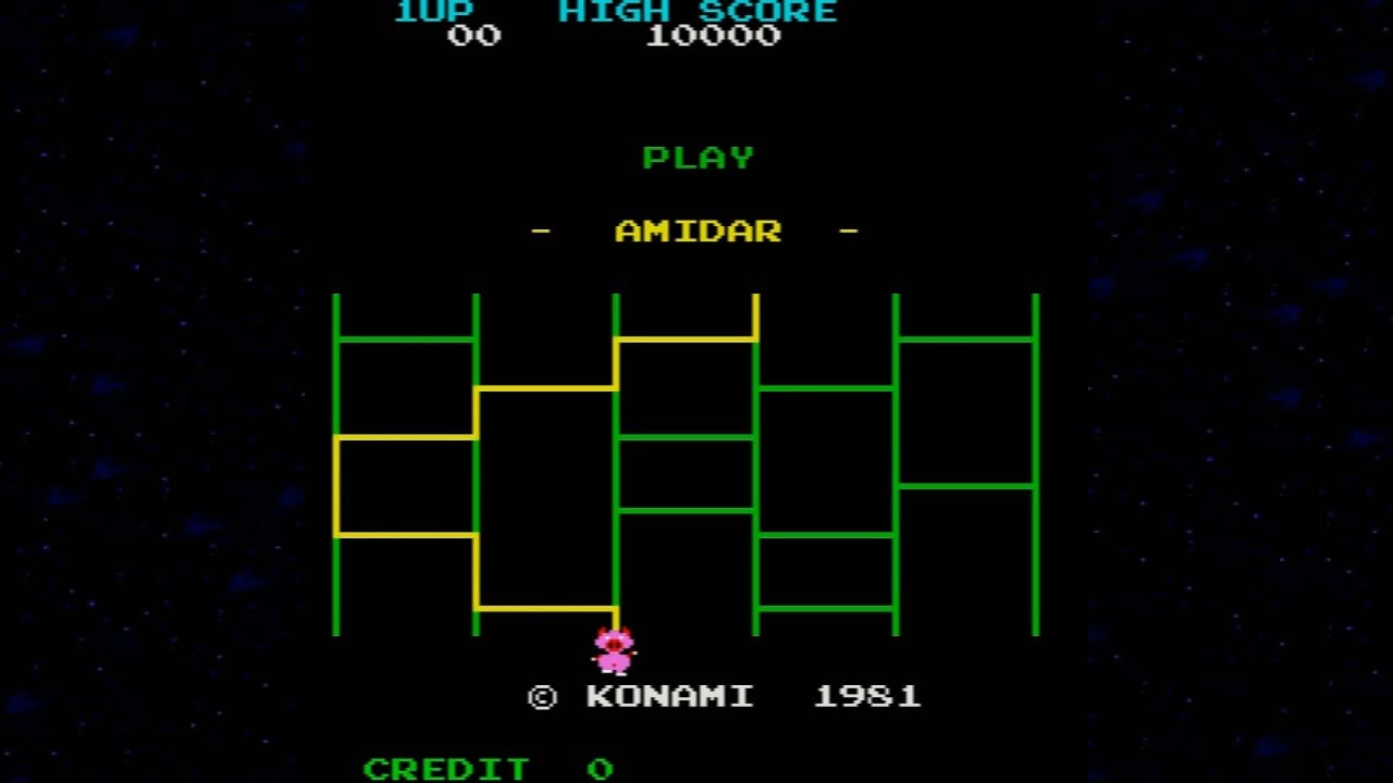 Amidar 1981 Konami Mame Retro Arcade Games