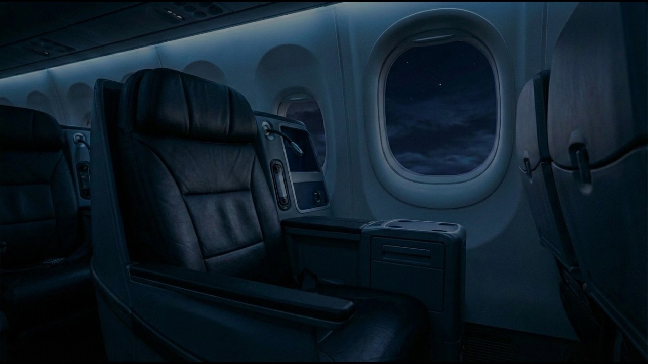 White Noise + Airplane Cabin ✈️ | Deep Sleep Sound | No Music | 8 Hours
