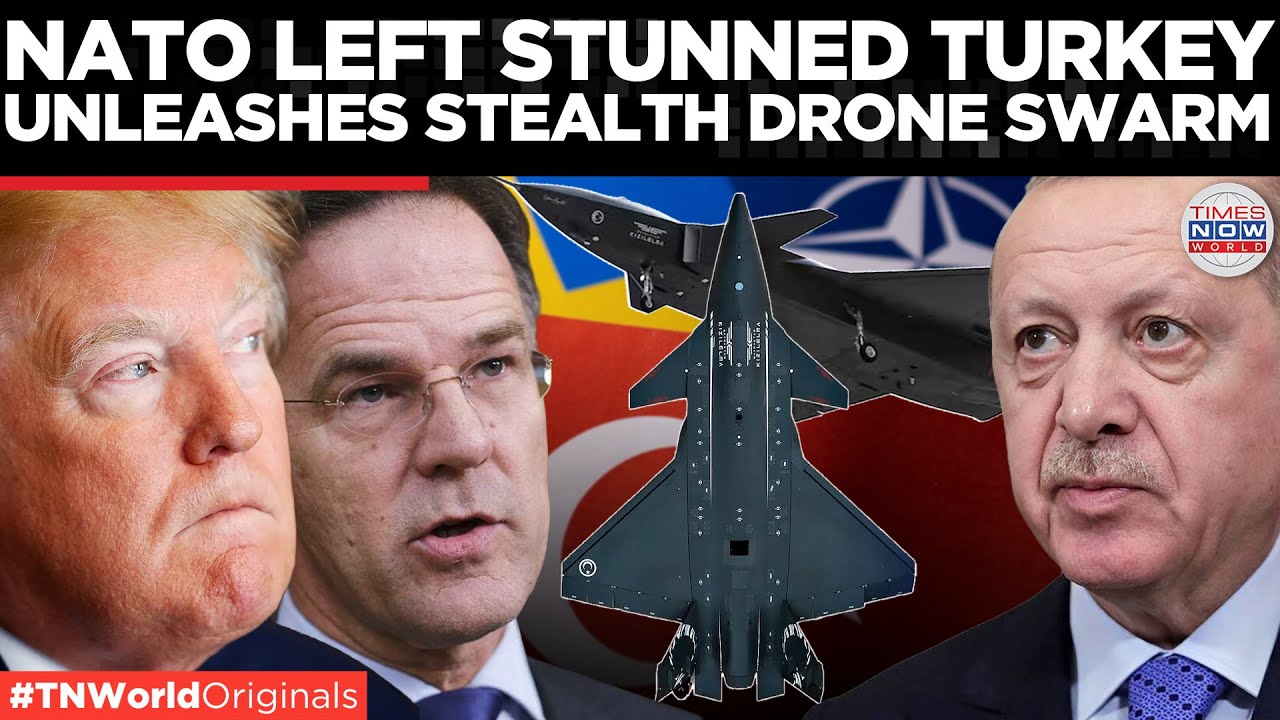 TURKEY SHOCKS NATO: World’s First Stealth Drone Formation Redefines Air Warfare | Times Now World