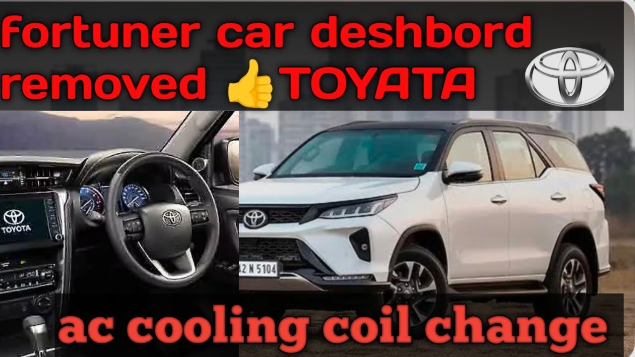 Toyata fortuner deshbord remove 👍/  full video//ac cooling coil change #automobile #mechanic #ecm 