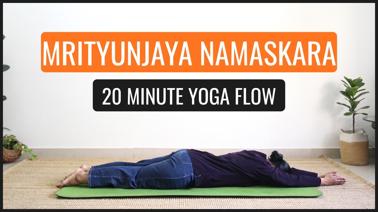 Mrityunjaya Namaskara | 20 - MIN Powerful & Energetic Full Body Yoga Flow  | Yoga With Archana Alur