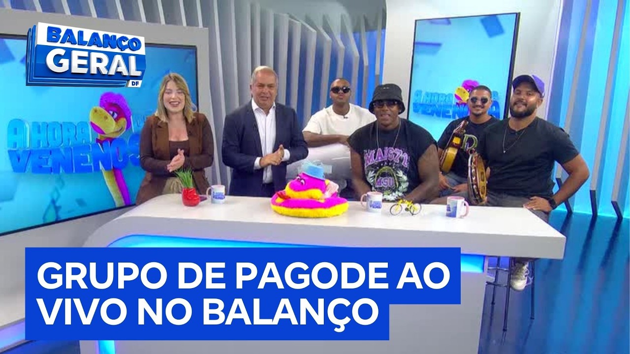 Grupo ‘Quem Dera’ anima o Balanço Geral DF e anuncia novo projeto audiovisual | Balanço Geral DF