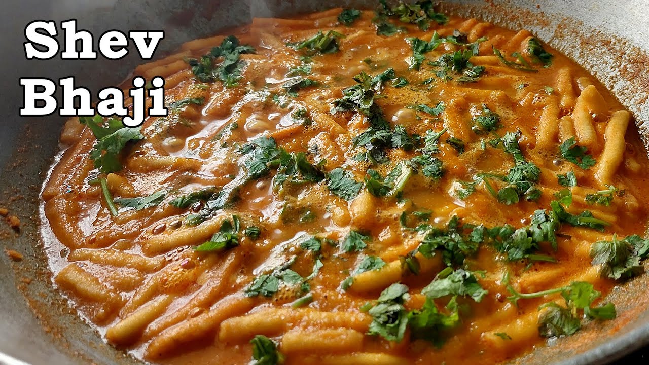 Shev Bhaji Recipe / Chivda Bhaji Recipe