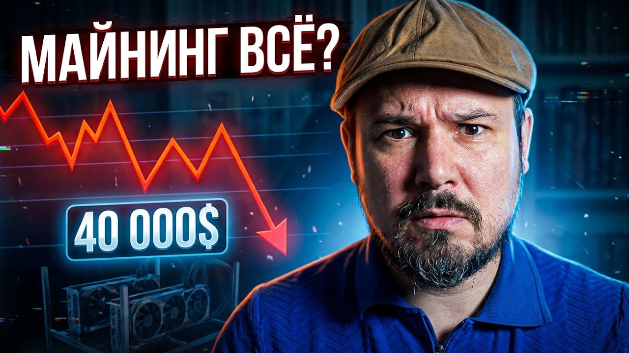 Майнинг Умер!? Биткоин Летит на 40000$!? Теория не Работает!? Удалю Канал!? Себестоимость Майнинга?
