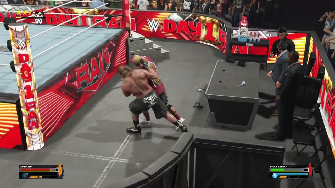 WWE 2K25 John Cena VS Brock Lesner