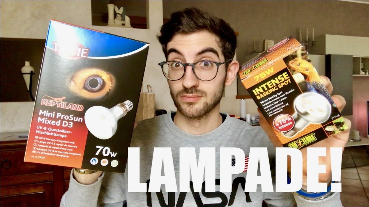 Lampade UV e SPOT per Acquario TARTARUGHE d'ACQUA DOLCE!