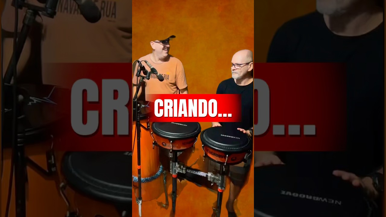 PERCUSSÃO - Cristiano Pacheco é Paulo Gargur #percussao #shortsvideo