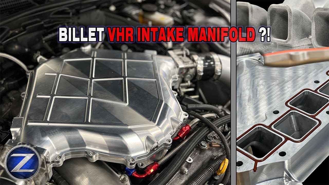 Upgrade billet Intake manifold for a Nissan 370z VHR