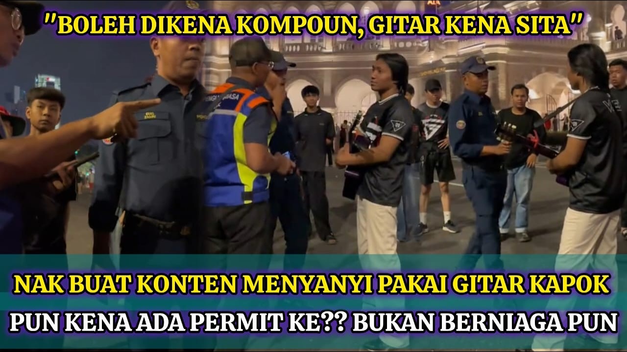 PENGUATKUASA BERI AMARAN BUAT KONTEN MAIN MUZIK TAK ADA PERMIT