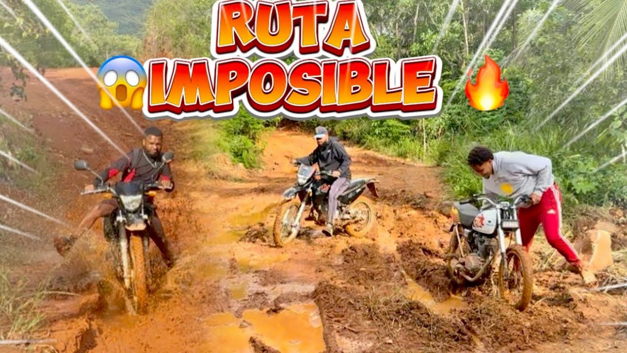 La ruta más loca que he hecho en moto 😳 entre lodo, caídas y pura diversión