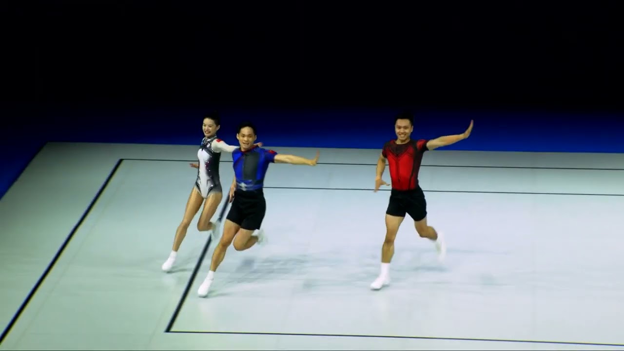 China 1 (CHN) - 2024 Aerobic Worlds, Pesaro (ITA) Qualifications Trio