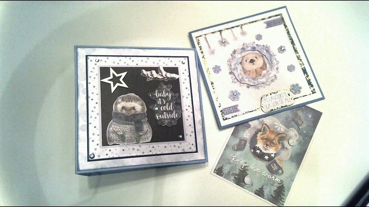 ALBUM HIVER avec kit cartes ACTION #scrapbooking #album #noel #hiver