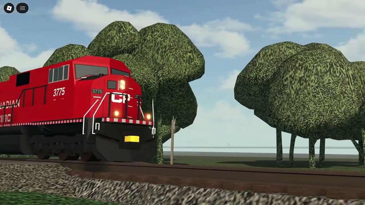 [61] A Southline District railfanning video #train #railway #railroad #games #roblox