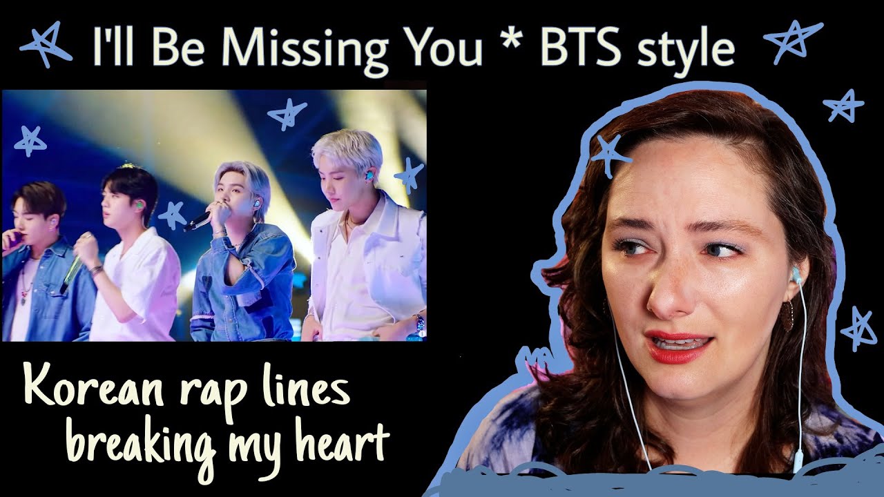 BTS' I'll Be Missing You (cover) reaction | the Rap Line Has Me Crying |