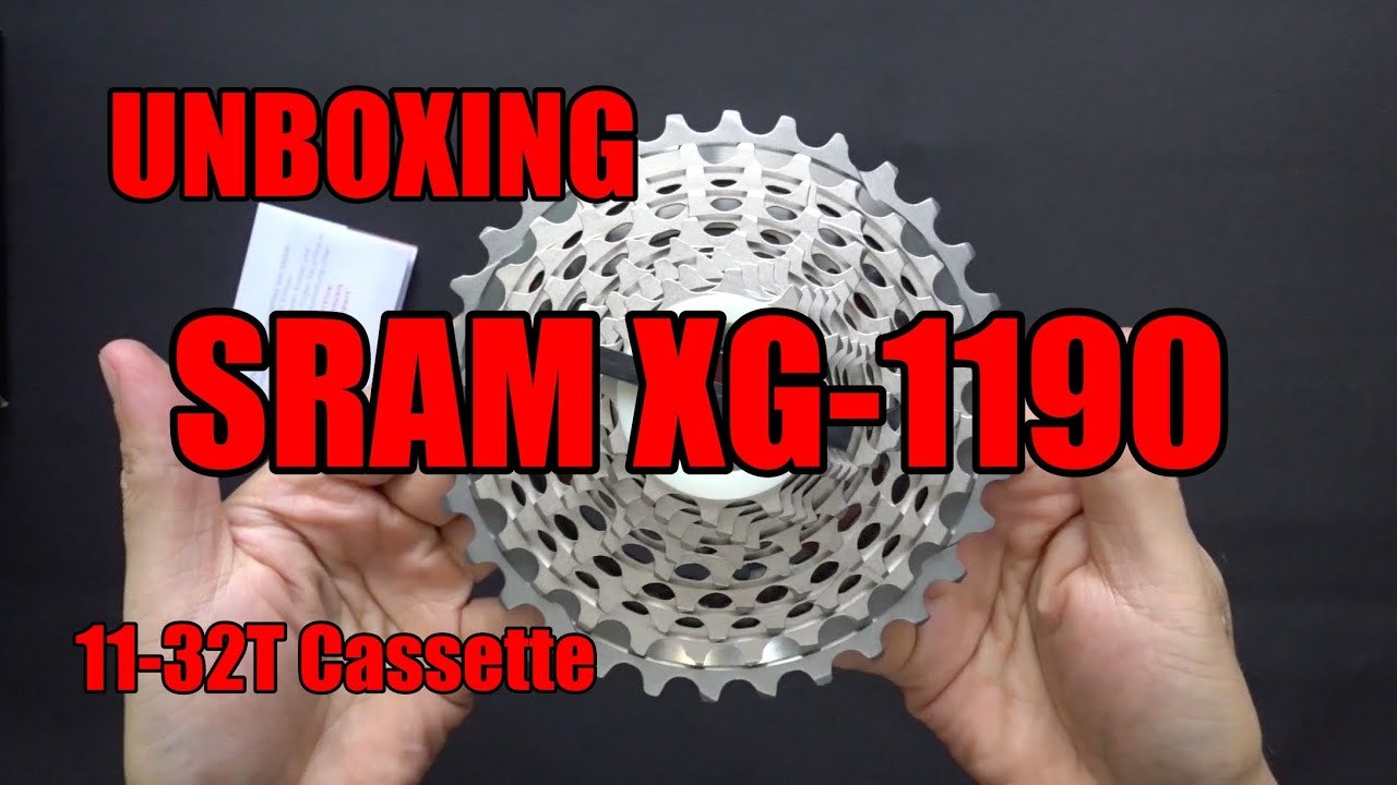 UNBOXING | SRAM XG-1190 (11-32T) Cassette for 11 speeds #00.2418.067.004
