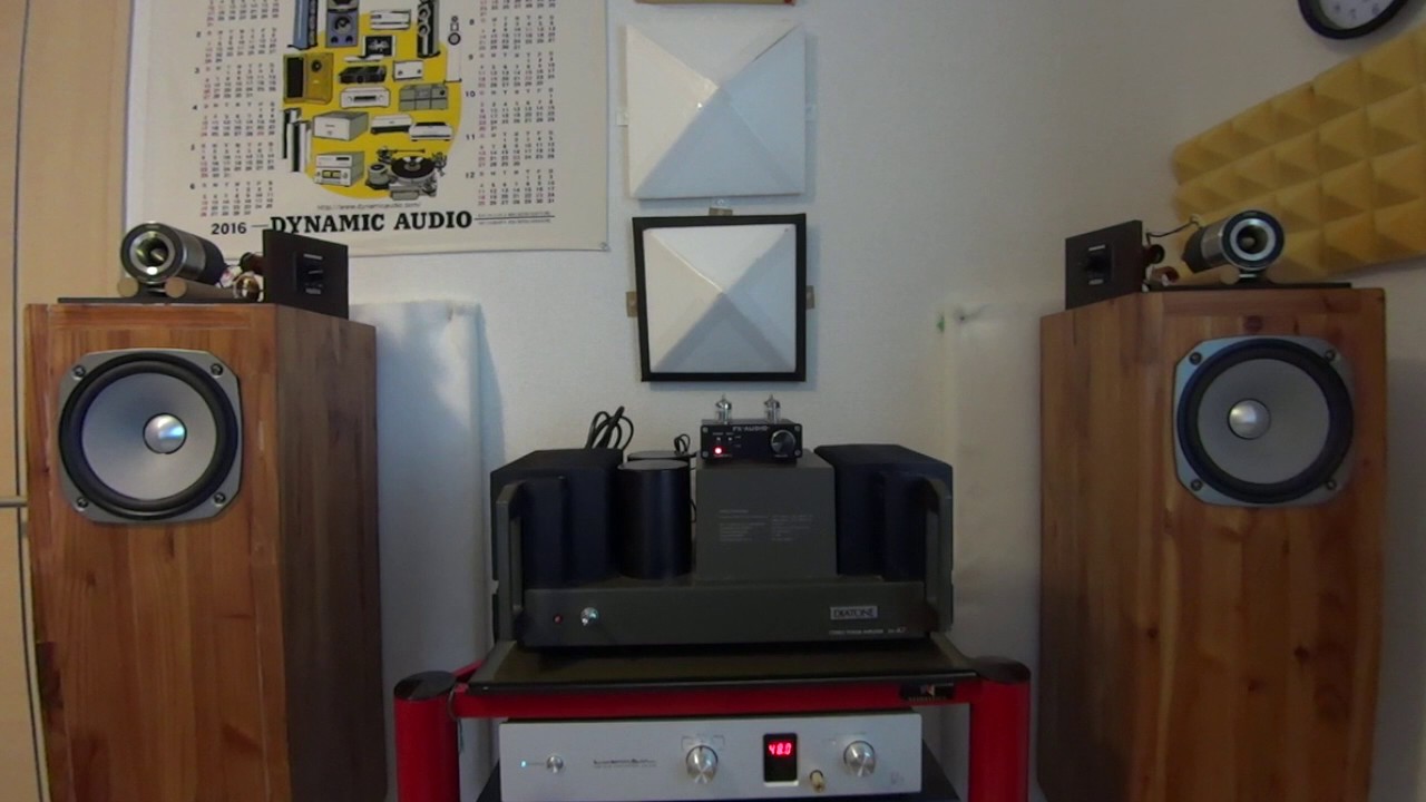 FOSTEX FF165WK+T90A  Tube-01J   DIATONE DA-A7