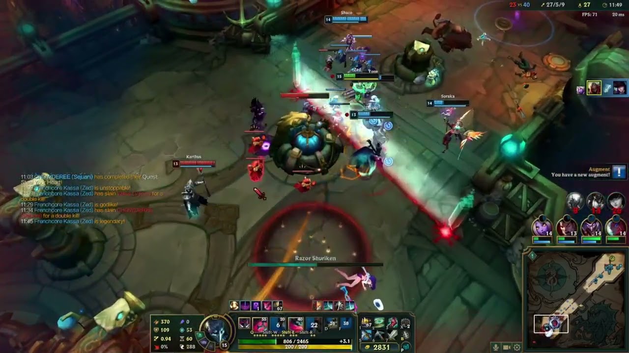 BiS Zed in ARAM Mayhem 🖤