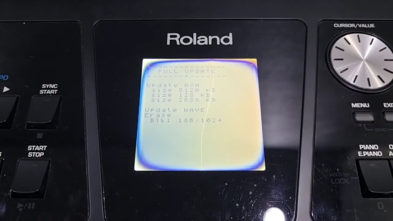 HOW TO UPDATE A NEW FIRMWARE, VERSION 1.05 OF ROLAND BK-5 KEYBOARD...???