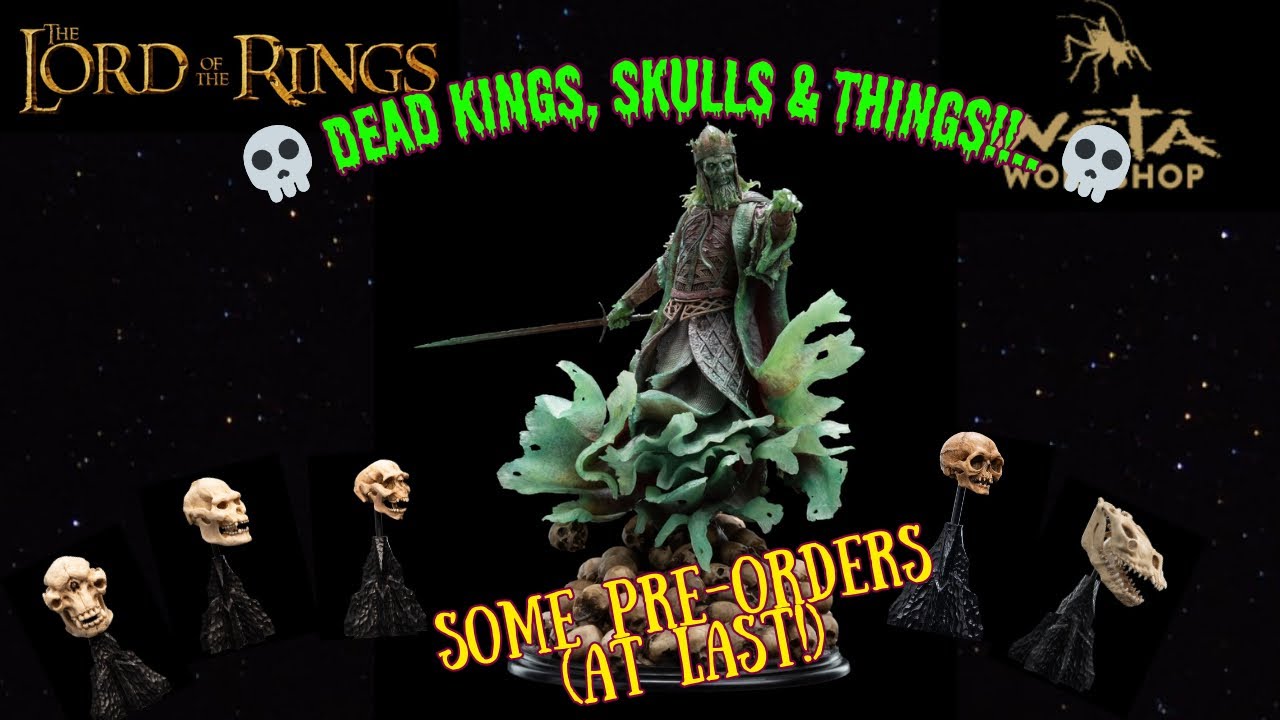 Weta Workshop - King of the Dead Reveal!! Plus - Range of skulls #lotr #wetaworkshop