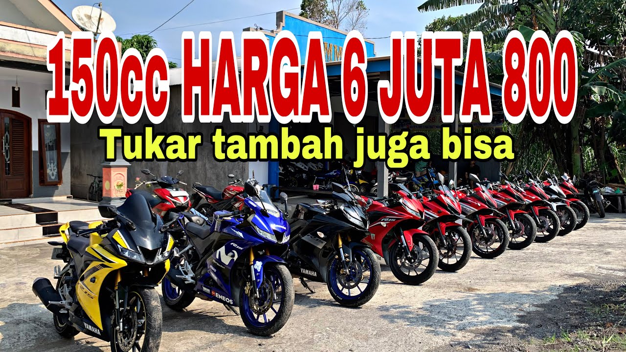 ❌❌TERJUAL SEMUA❌❌READY MOTOR SPORT 150CC DIPEDALAMAN HARGA OBRAL SURAT LENGKAP SEMUA