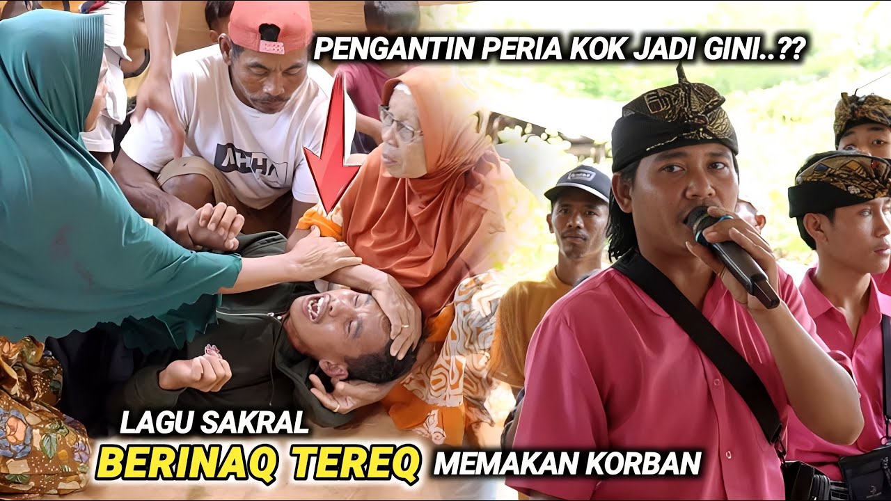 Kasihan pengantin peria nasibnya seperti ini...Lagu sakral Berinaq tereq Mustamin Temu karya 05