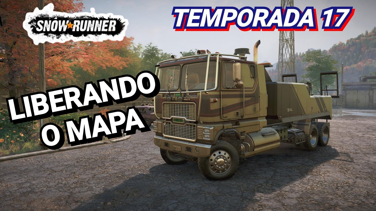 Live de SNOWRUNNER: TEMPORADA 17, liberando os caminhos! - PS5